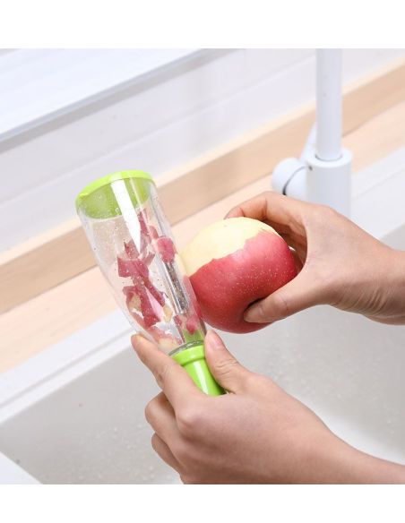 Curatator legume si fructe cu recipient de colectare, Elastix