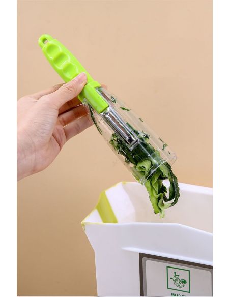 Curatator legume si fructe cu recipient de colectare, Elastix