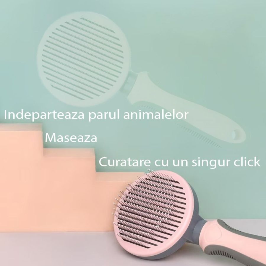 Perie pentru blana animalelor, dispozitiv...