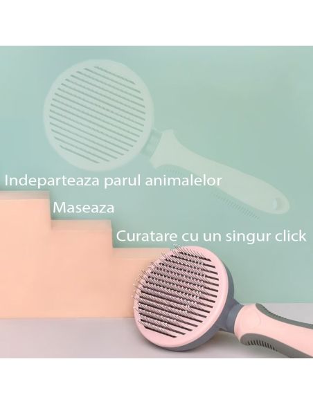 Perie pentru blana animalelor, dispozitiv pentru ingrijire blana, Elastix