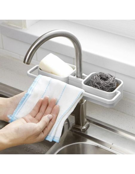 Uscator laveta si burete, uscator chiuveta, organizator robinet, Elastix