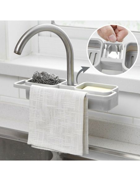 Uscator laveta si burete, uscator chiuveta, organizator robinet, Elastix