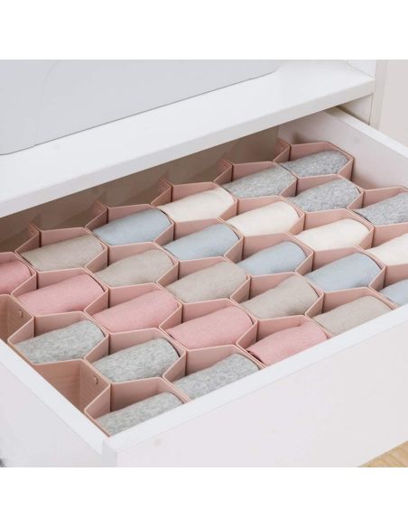 Organizator sertar tip fagure 12 alveole, Organizator sertare universal Elastix