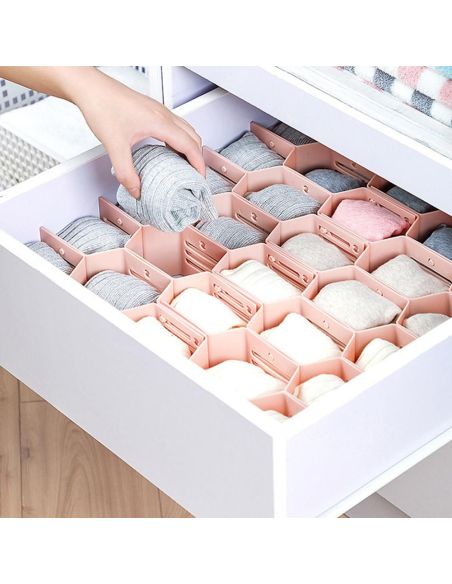 Organizator sertar tip fagure 12 alveole, Organizator sertare universal Elastix