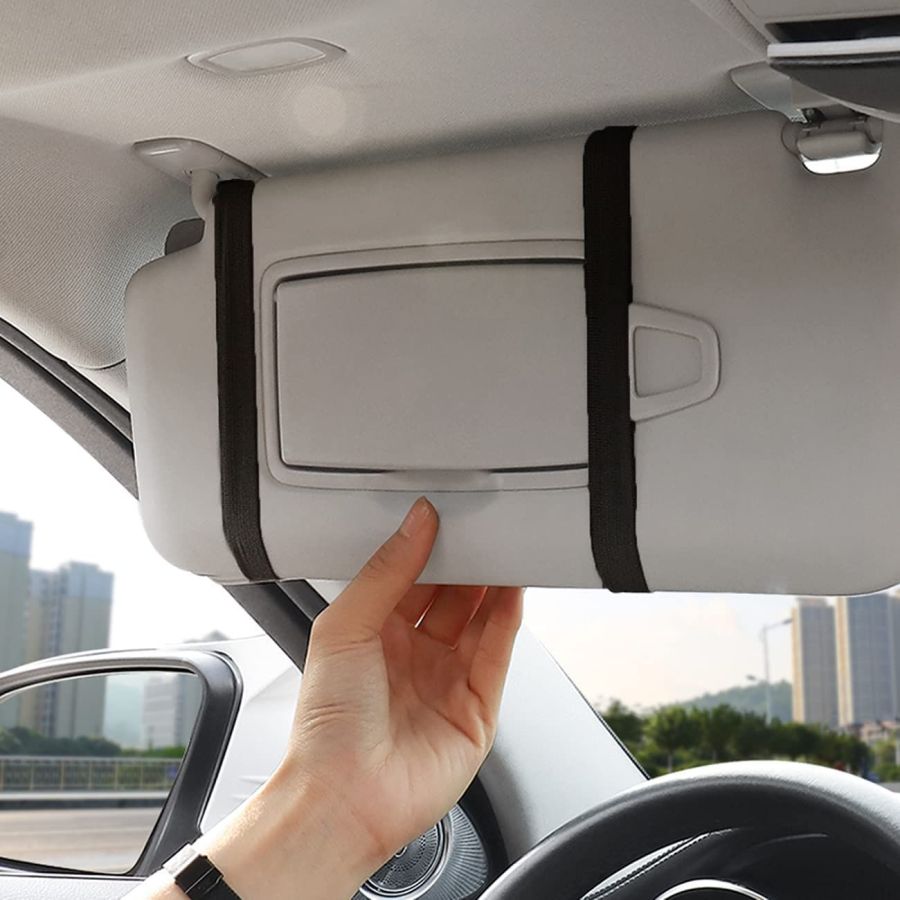 Organizator auto pentru parasolar, Elastix