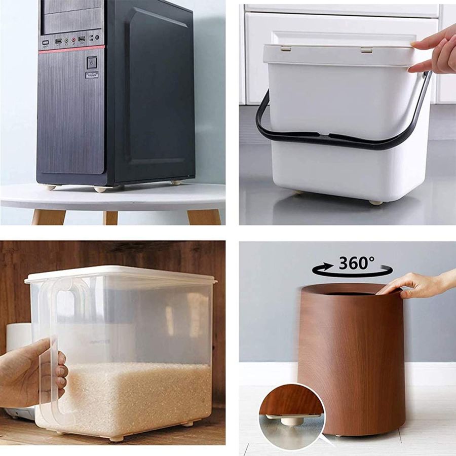 Set 4 mini roti autoadezive, roti universale,...