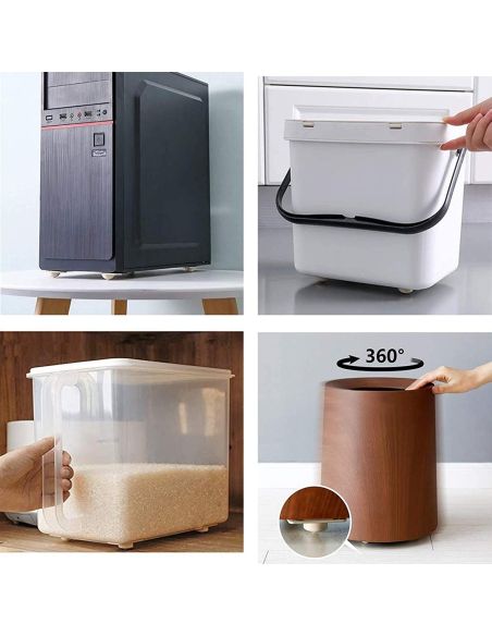 Set 4 mini roti autoadezive, roti universale, Elastix