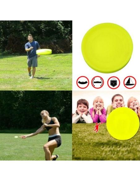Set 5 mini frisbee zburator din silicon cu saculet, mini disc Elastix