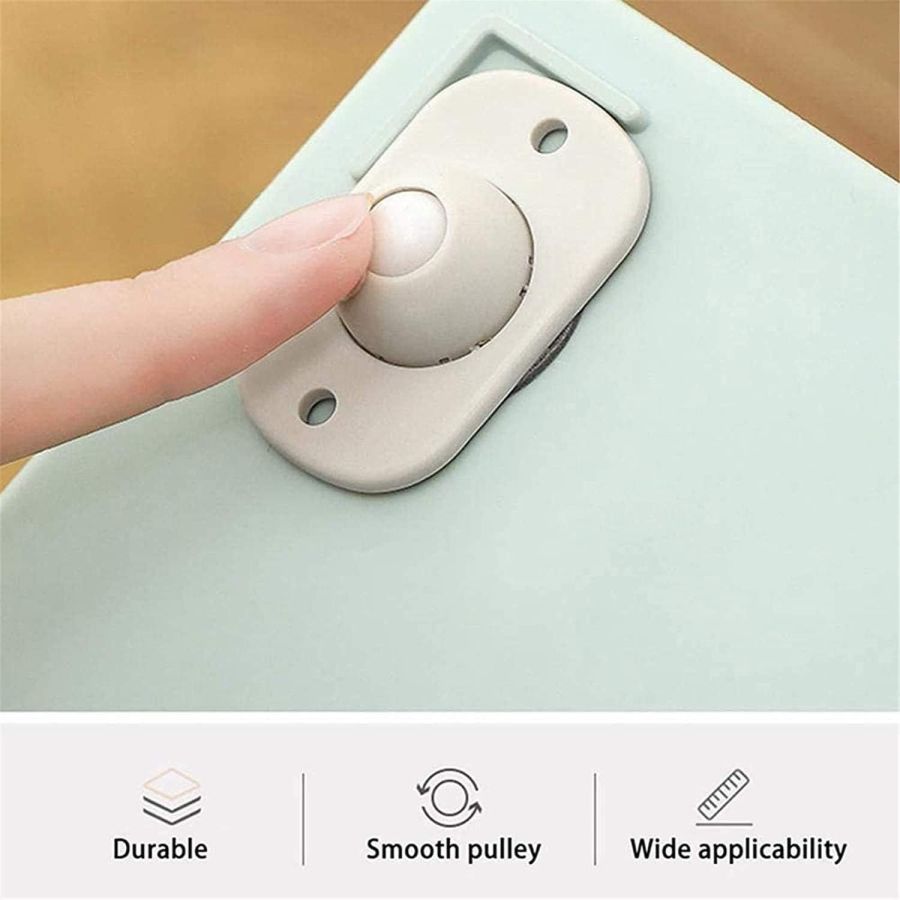 Set 4 mini roti autoadezive, roti universale,...