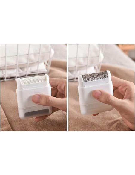 Dispozitiv 2 in 1 pentru indepartarea scamelor si a parului de animale, curatator scame, Elastix