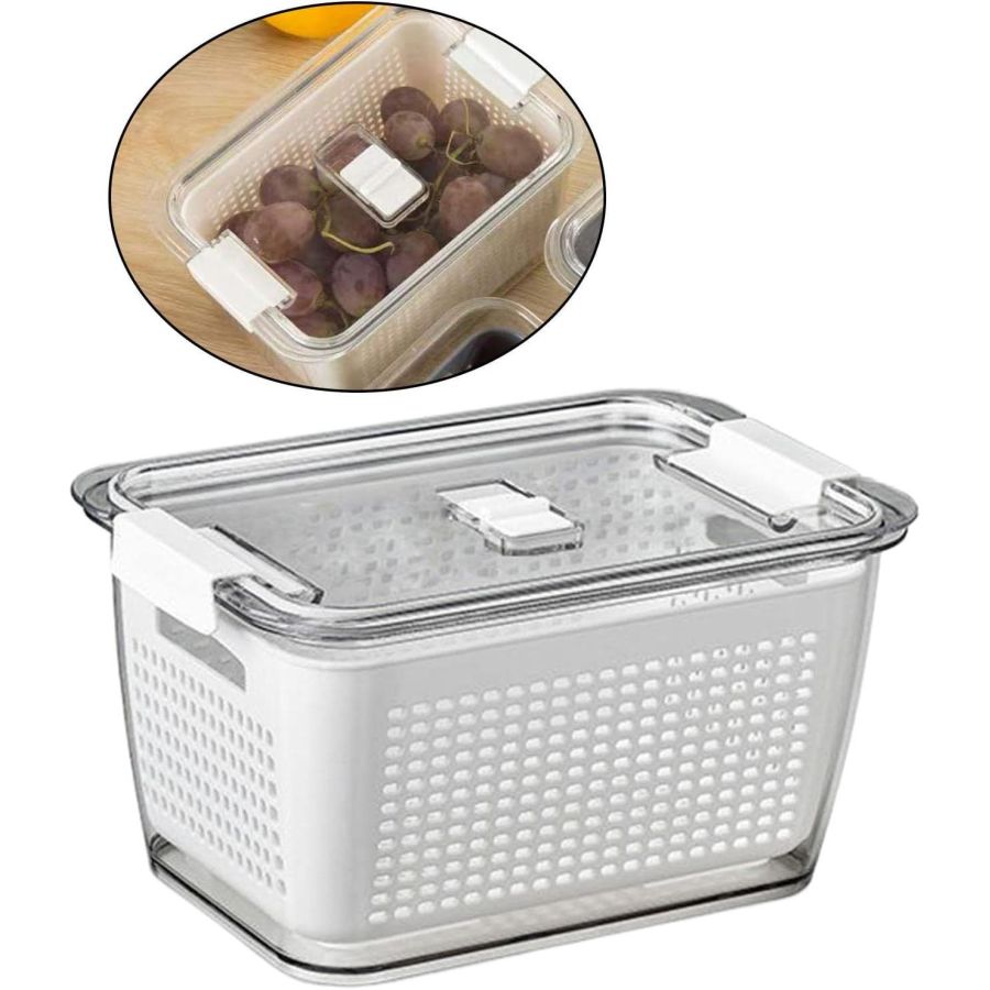 Recipient cu capac si strecuratoare pentru...