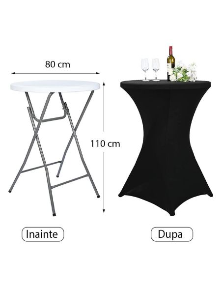 Față de masă Cocktail, material dublu și gros, fixare impecabilă | Elastix