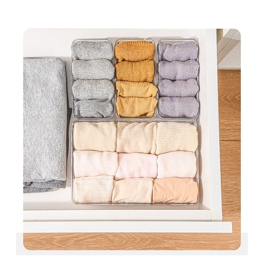 Set 8 cutii cutii pentru organizare sertare si...