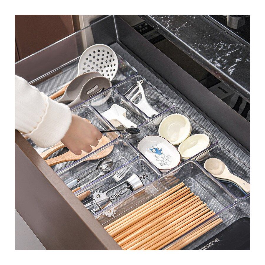 Set 8 cutii cutii pentru organizare sertare si...