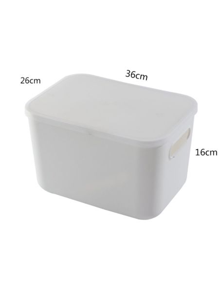 Cutie cu capac marimea M pentru depozitare, organziare locuinta, cutii depozitare Elastix