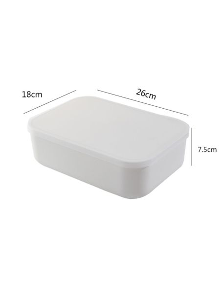 Cutie cu capac marimea Low S pentru depozitare, organziare locuinta, cutii depozitare Elastix