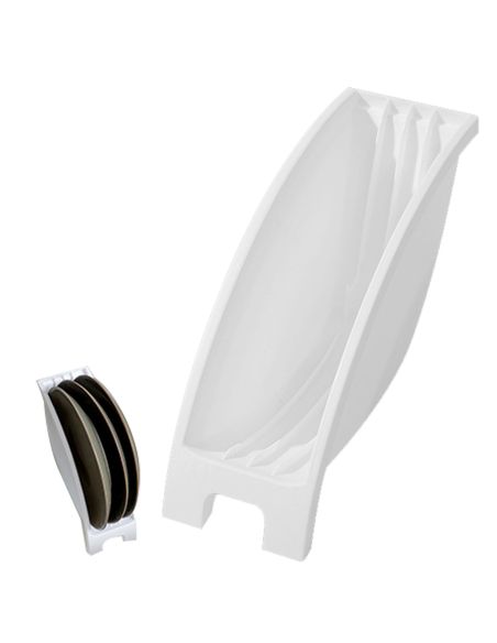 Organizator farfurii marime S, organizator pentru vase, organizare bucatarie Elastix