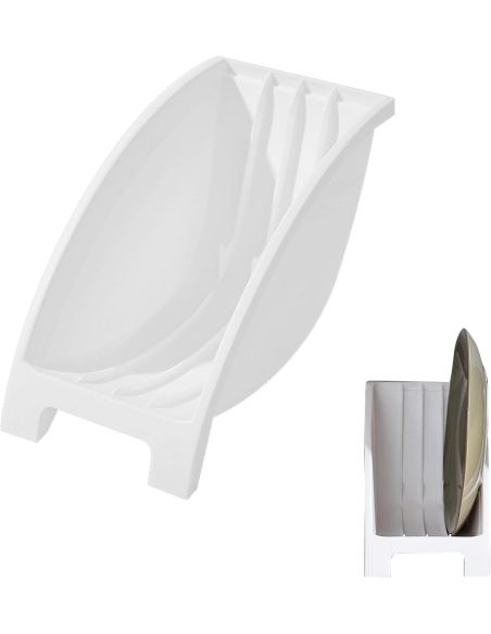 Organizator farfurii marime M, organizator pentru vase, organizare bucatarie Elastix