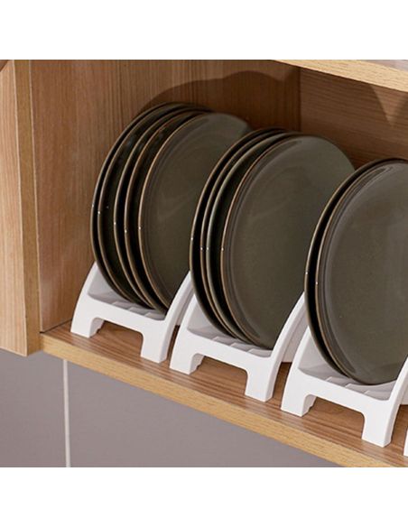 Organizator farfurii marime M, organizator pentru vase, organizare bucatarie Elastix