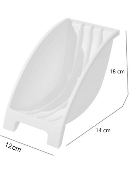 Organizator farfurii marime M, organizator pentru vase, organizare bucatarie Elastix