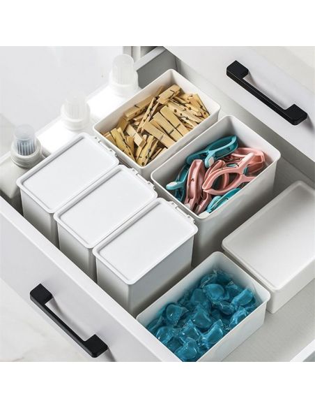 Recipient S cu capac, cutie depozitare, Cutii organizare, organizare locuinta, Elastix