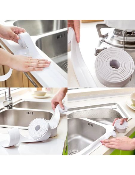 Banda izolatoare anti-mucegai, banda adeziva 3m x 3.8cm, banda adeziva etansare, banda adeziva cada, Elastix