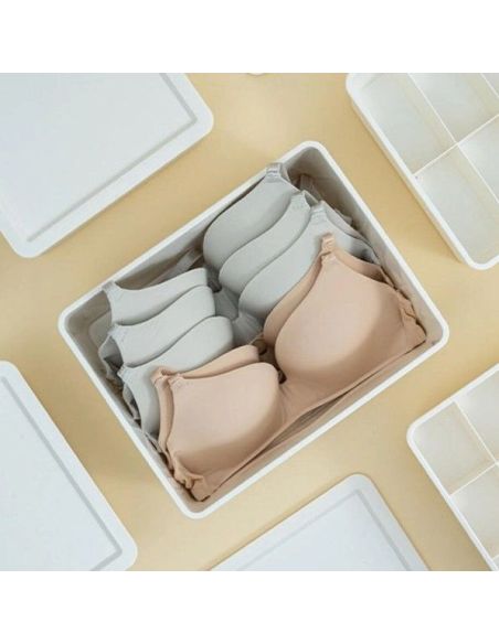 Cutie pentru organizare sertar, organizator sertar, organizare lenjerie intime, organizator dulap, Elastix