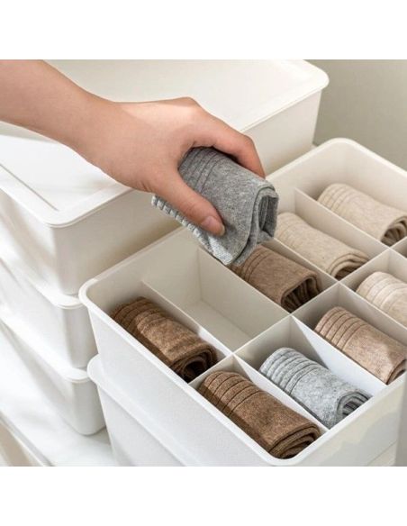 Cutie pentru organizare sertar, organizator sertar, organizare lenjerie intime, organizator dulap, Elastix