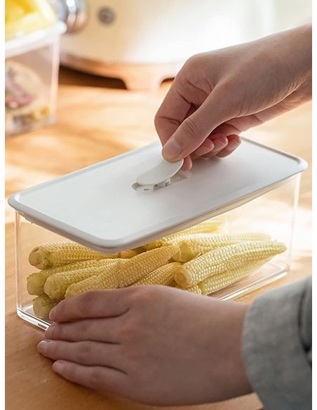 Recipient ermetic pentru frigider, cutie alimente, cutie frigider etans, Elastix