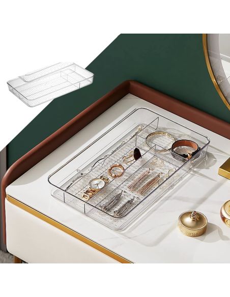 Organizator pentru sertar, organizator tacamuri, cutie depozitare sertar, Elastix