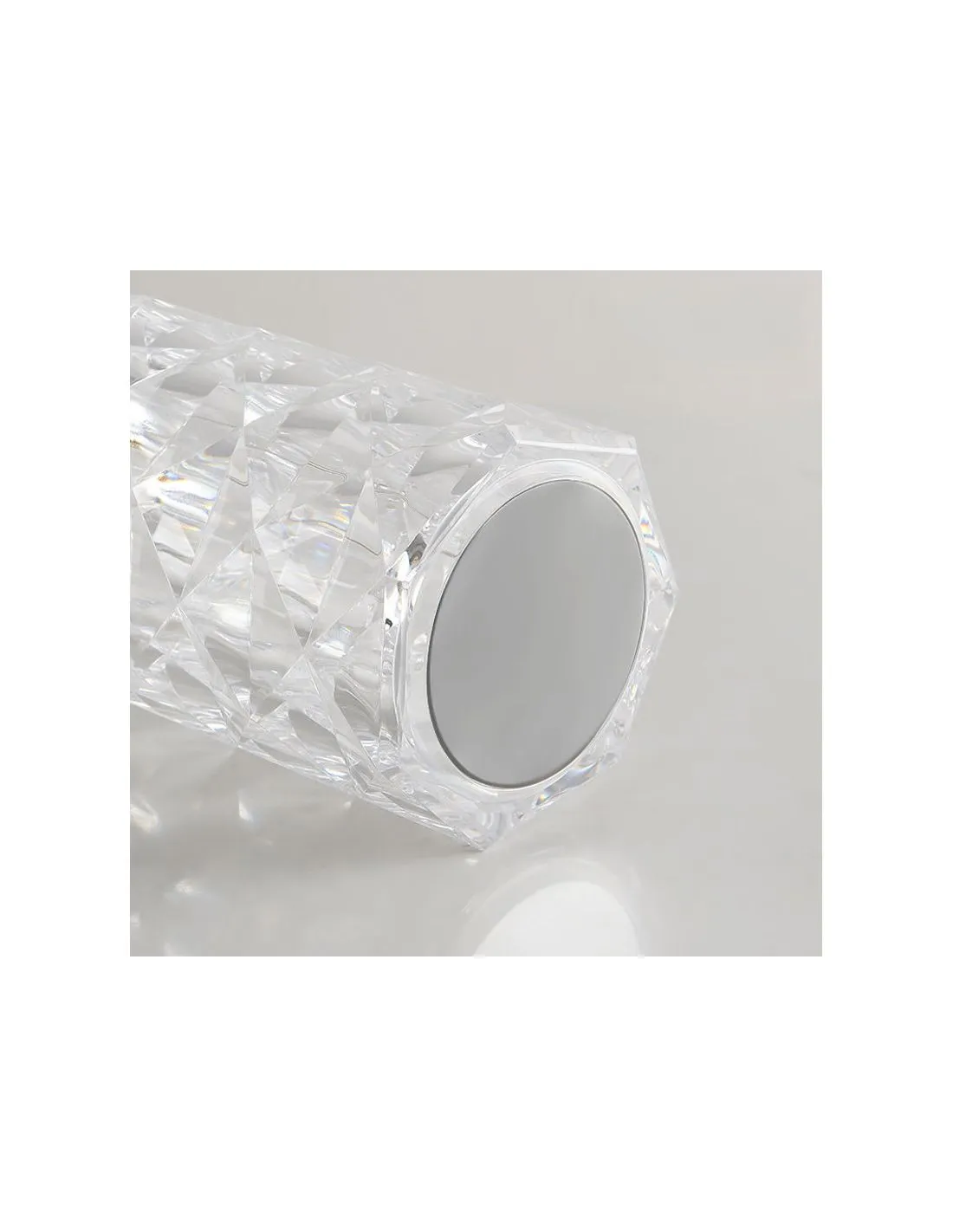 Lampa cristal 3D touch cu dimmer, lumina calda si rece, lampa incarcare usb, Elastix