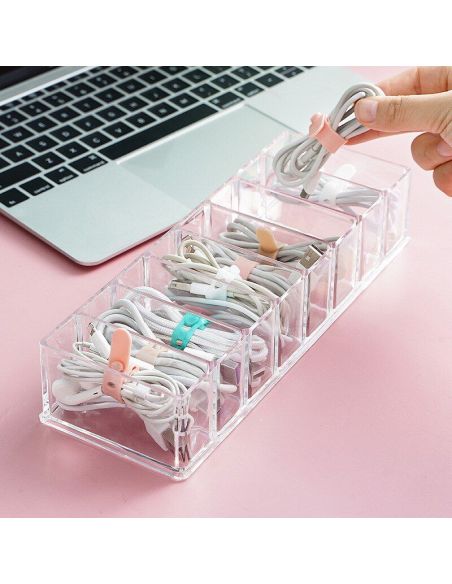 Cutie organizatoare cabluri 8 alveole, organizare cabluri, Elastix