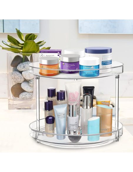 Organizator dublu, organizator rotativ condimente sau cosmetice, Elastix