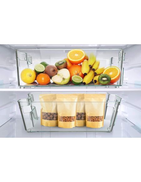 Set 4 cutii frigider, cutii depozitare frigider, organizare frigider Elastix