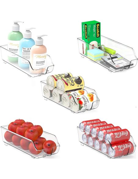 Cutie pentru doze conserve, organizator doze frigider, cutie frigider Elastix