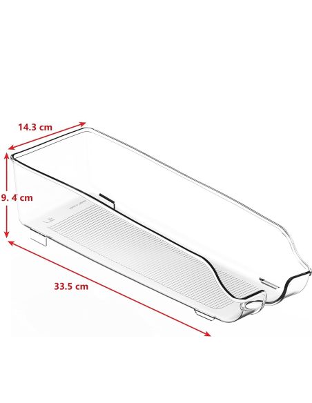 Cutie pentru doze conserve, organizator doze frigider, cutie frigider Elastix