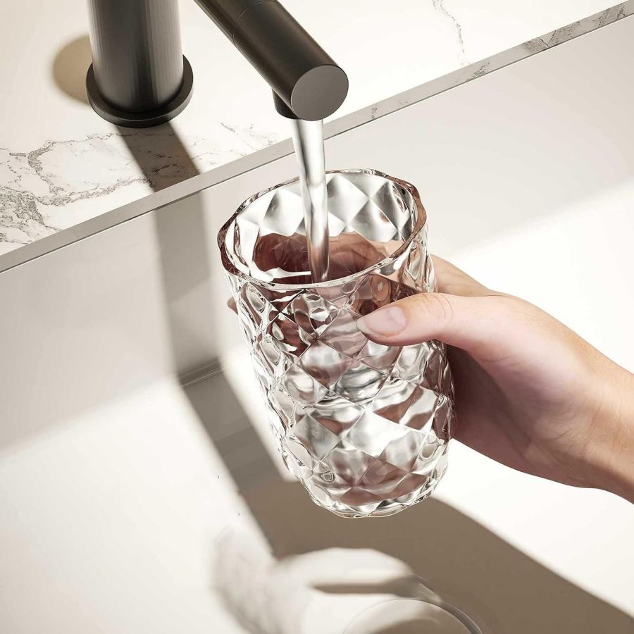 Pahar diamond pentru periuta si pasta de dinti,...