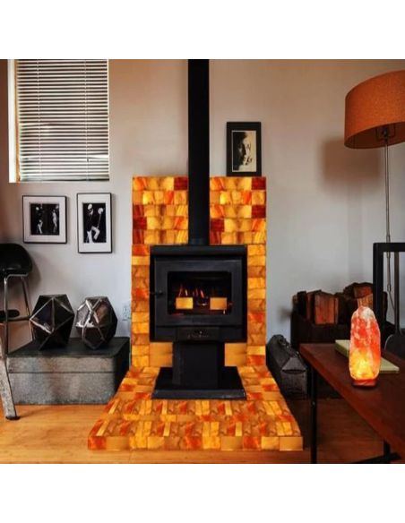 Caramida din sare de Himalaya 20x10x2.5cm, caramida decorativa, Elastix