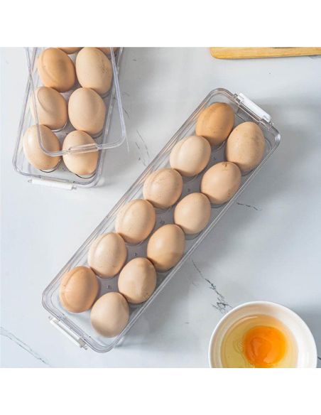 Cutie organizatoare pentru oua, suport oua, cutie oua Elastix