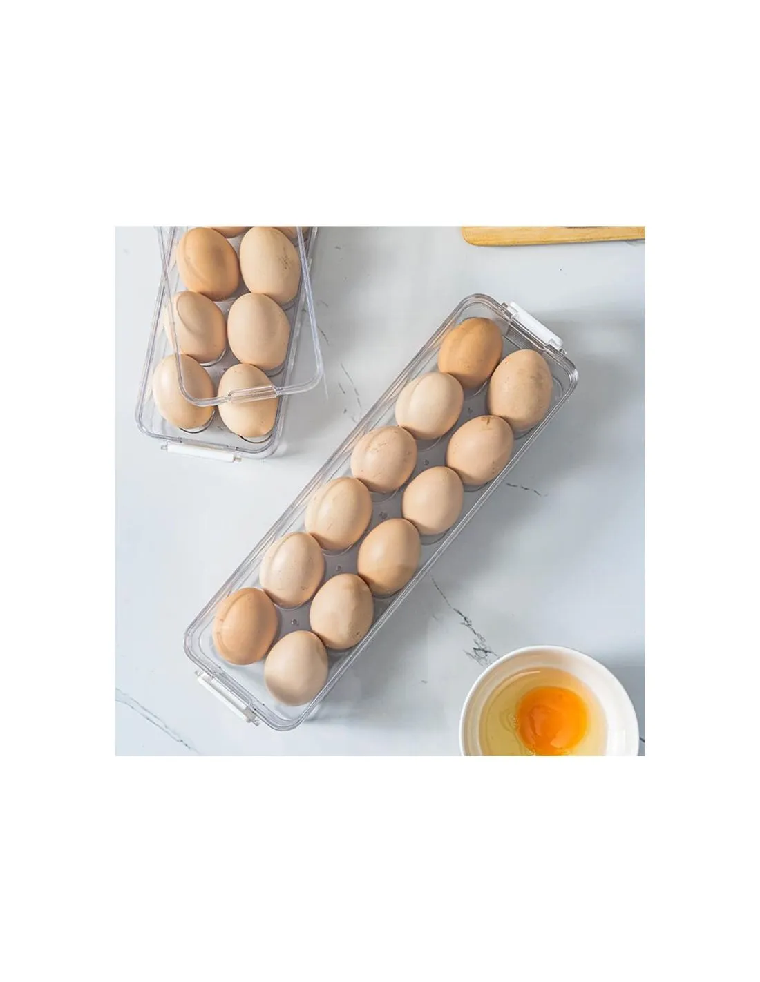 Cutie organizatoare pentru oua, suport oua, cutie oua Elastix