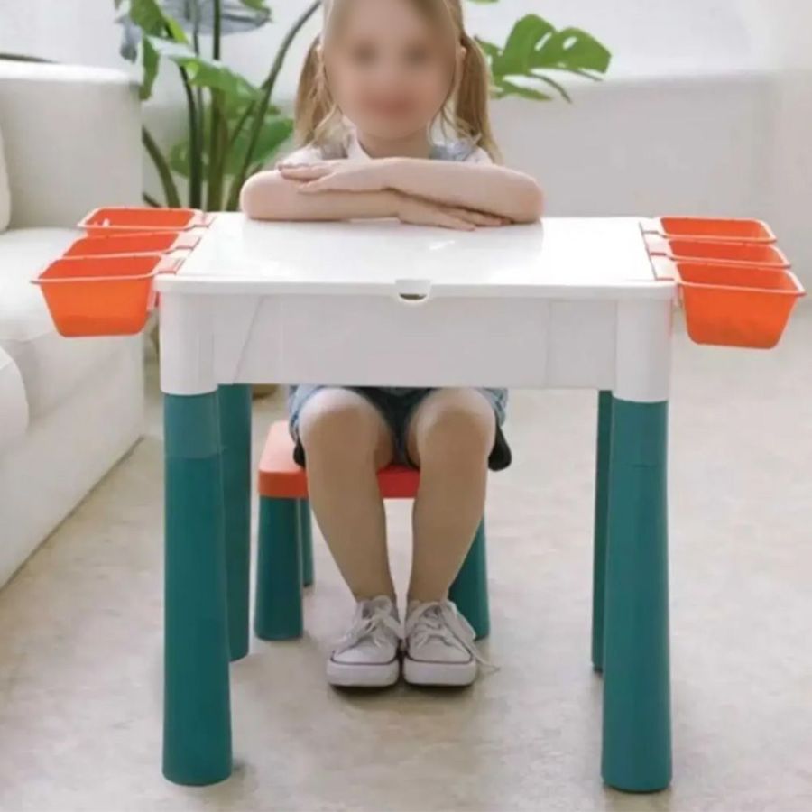 Masa pentru copii, masuta activitati cu 6 cutii...