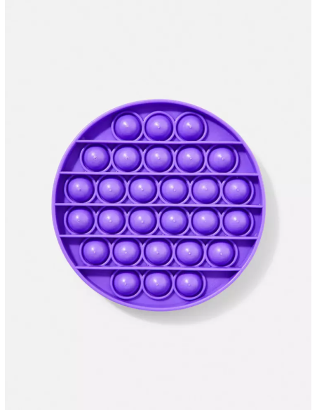 Jucarie Pop It, pop it rotund mov, Elastix