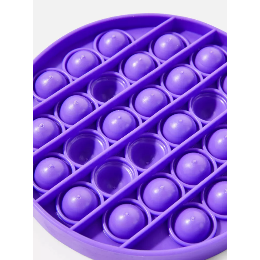 Jucarie Pop It, pop it rotund mov, Elastix