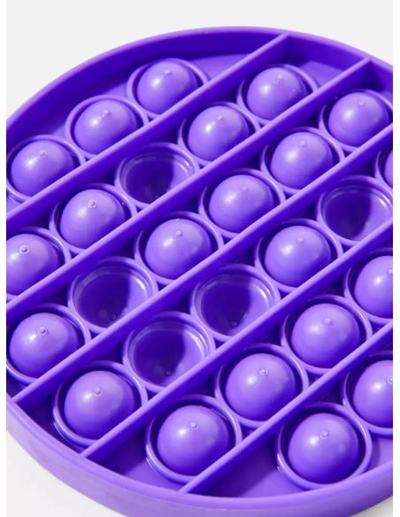 Jucarie Pop It, pop it rotund mov, Elastix