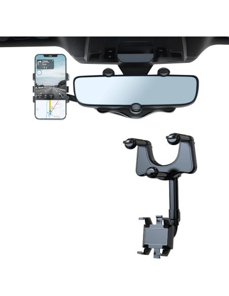Suport telefon pentru oglinda retrovizoare, suport auto telefon oglinda Elastix