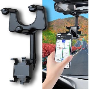 Suport telefon pentru oglinda retrovizoare, suport auto...