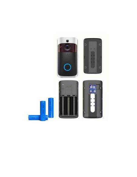 Sonerie premium cu camersa si senzor de miscare, sonerie WiFi, camera de supravechere Elastix