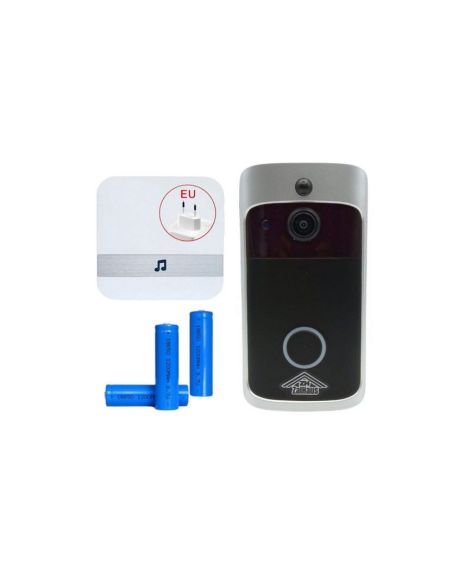 Sonerie premium cu camersa si senzor de miscare, sonerie WiFi, camera de supravechere Elastix