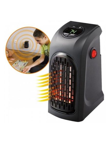 Mini aeroterma electrica 400w, aeroterma portabila, Elastix