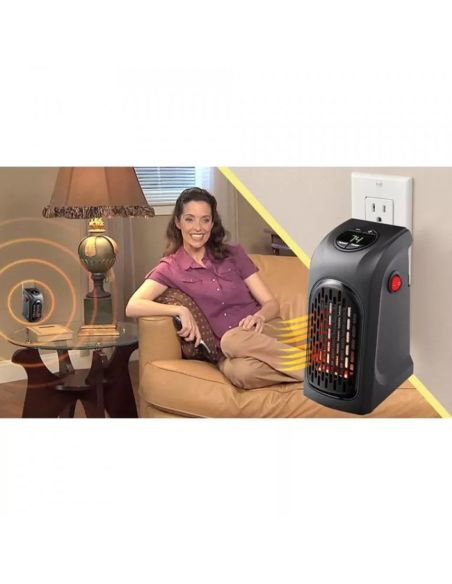 Mini aeroterma electrica 400w, aeroterma portabila, Elastix